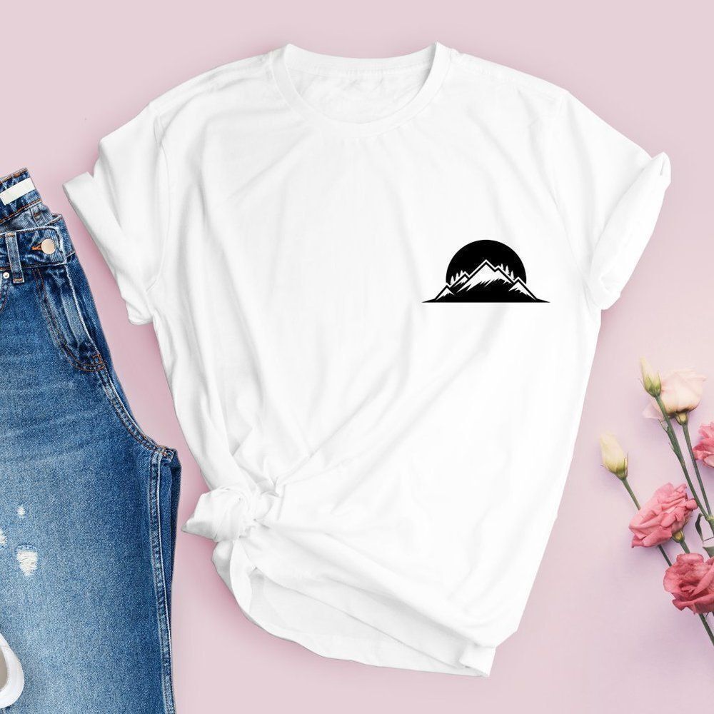 Simply Mountains Camping Hiking Tee